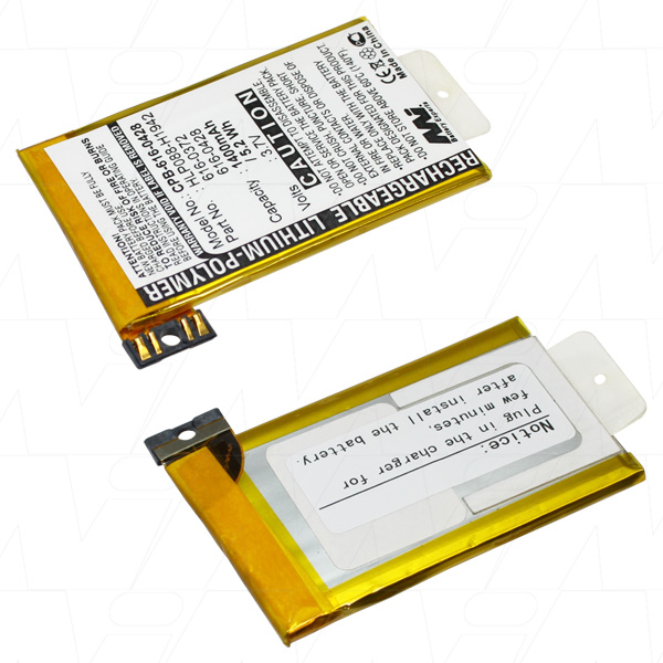 MI Battery Experts CPB6160428BP1 Cellular Telephone Battery for Apple iPhone 3G